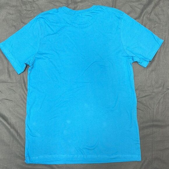 Men’s Blue Graphic Tee Size Large - Picture 2 of 6